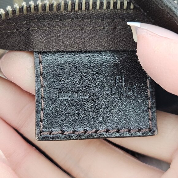 Fendi Zucca Monogram Canvas PPM Pouch Bag - Picture 3 of 17